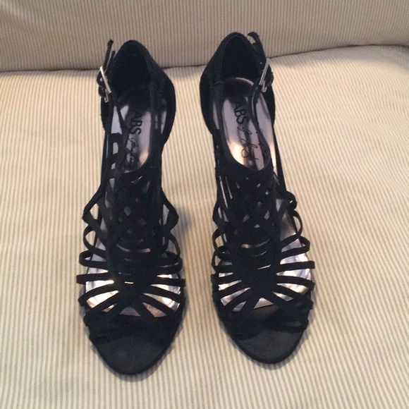 ABS Allen Schwartz Open Toe Ankle Strap Pump - Picture 3 of 7